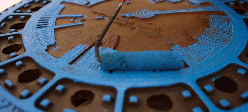 Raubdruckerin: la calle es su taller de grabado 15