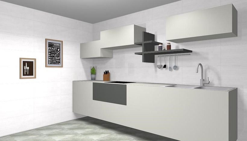 Diseño de cocina clásica y funcional  1