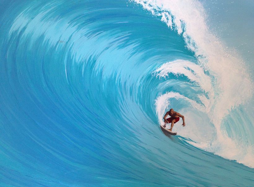 Surfeando ese sueño / Pintura 1