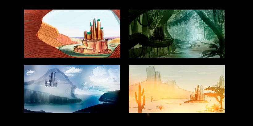 Fairy Tales Matte Painting  2