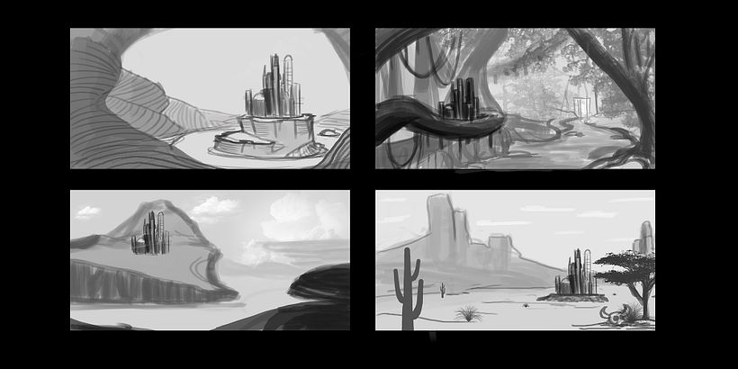 Fairy Tales Matte Painting  1