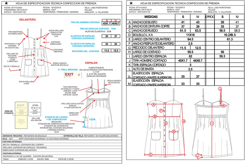 Fichas técnicas. 8