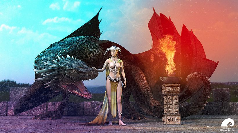 Layla and the dragon -1