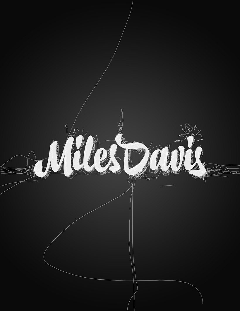 Miles Davis Lettering - Branding & Identity