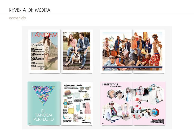 Diseño Editorial Revista Moda Tándem 1