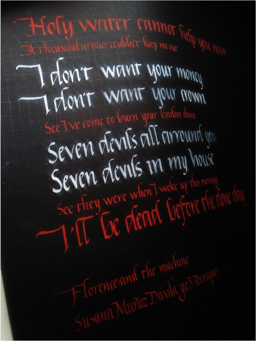 Tipografía en tinta 0