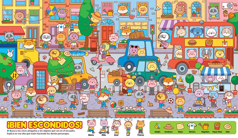Buscando - Ilustração tradicional
