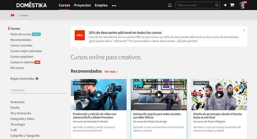 6 ventajas de pertenecer a Domestika PRO 3