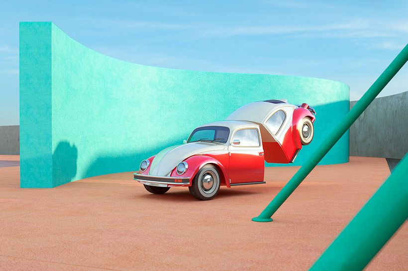 Nostalgia automovilística y diseño 3D se ponen a bailar 1