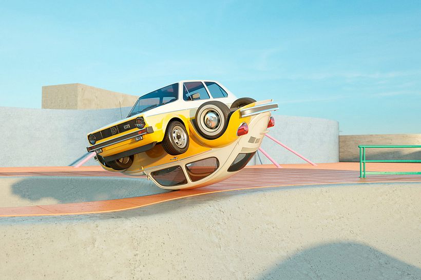 Nostalgia automovilística y diseño 3D se ponen a bailar 3