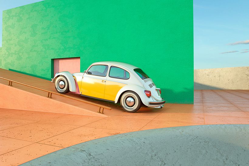Nostalgia automovilística y diseño 3D se ponen a bailar 5
