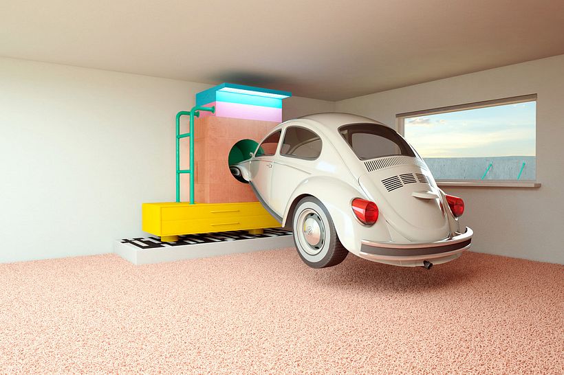Nostalgia automovilística y diseño 3D se ponen a bailar 8