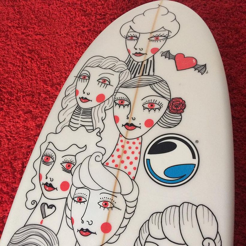 Custom surfboard - Design