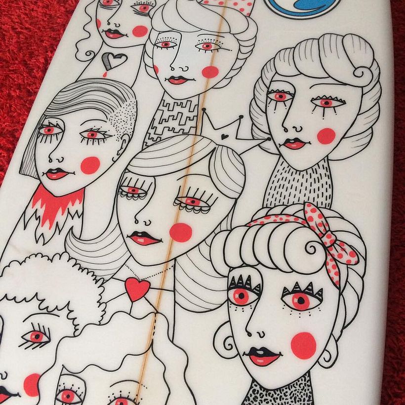 Custom surfboard - Design