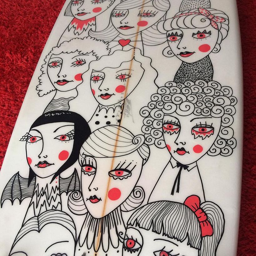 Custom surfboard - Design