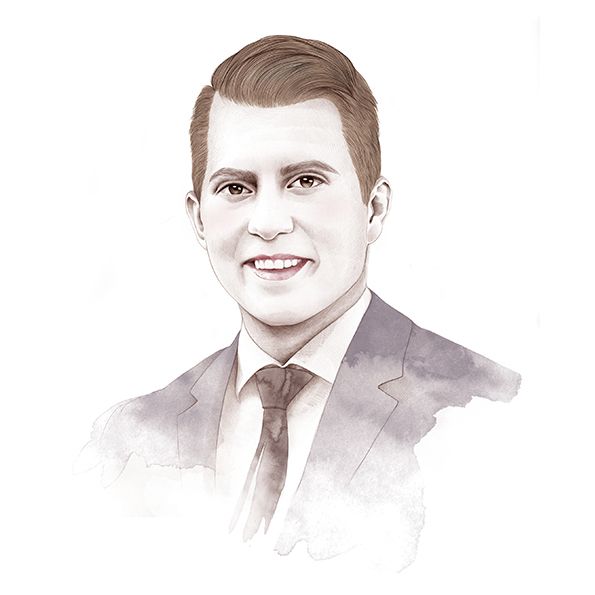 Retratos para COMPASS New York  - Ilustração tradicional