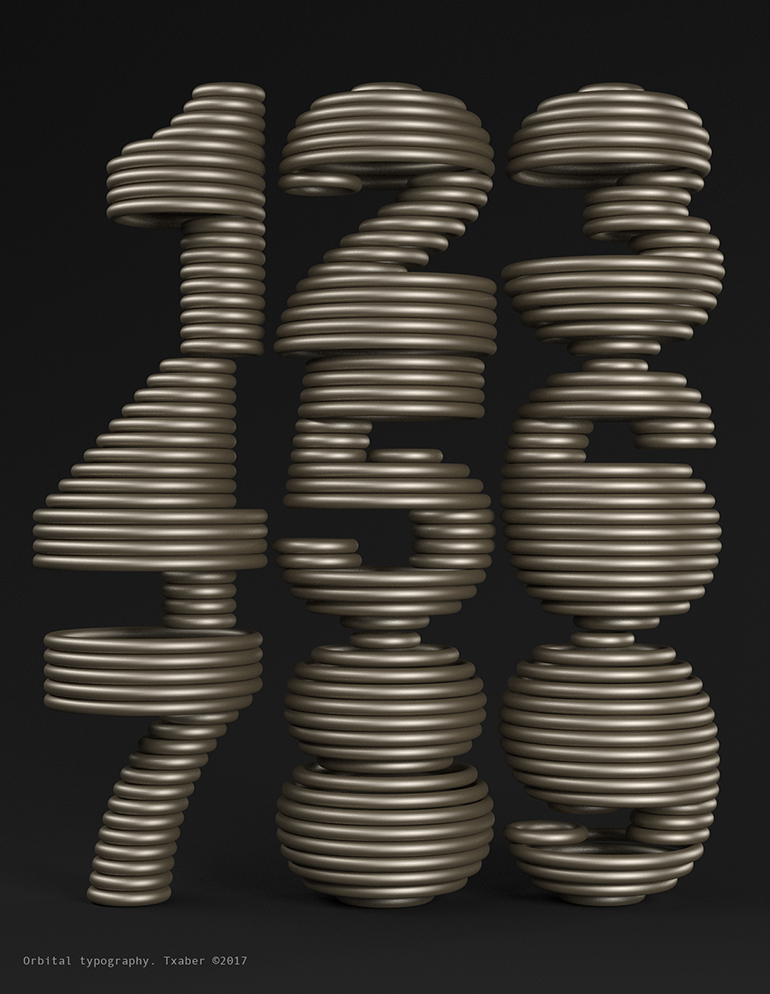 Tipografía Orbital 27