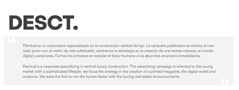 Plenitud - Design & Advertising 1