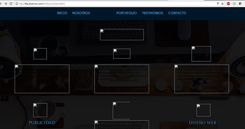 Diseñando web con MUSE - problemón! 1