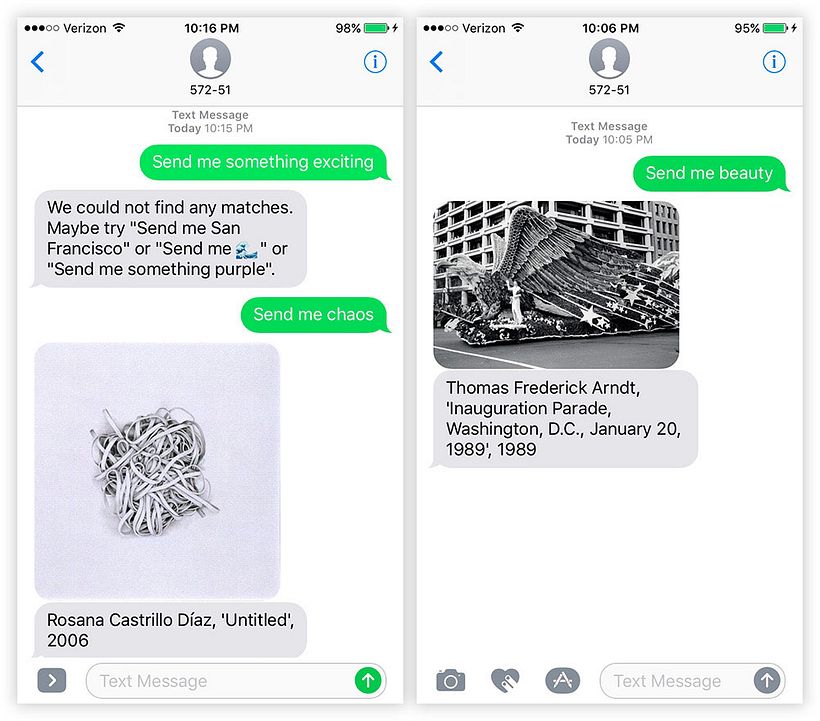 Send Me SFMOMA: arte moderno a cambio de un SMS 3