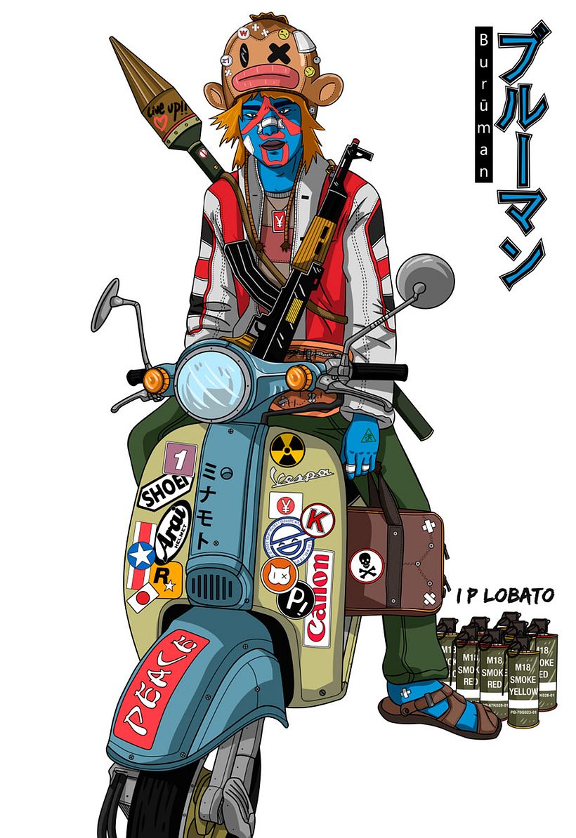 Las ilustraciones de inspiración asiática de IP Lobato 3