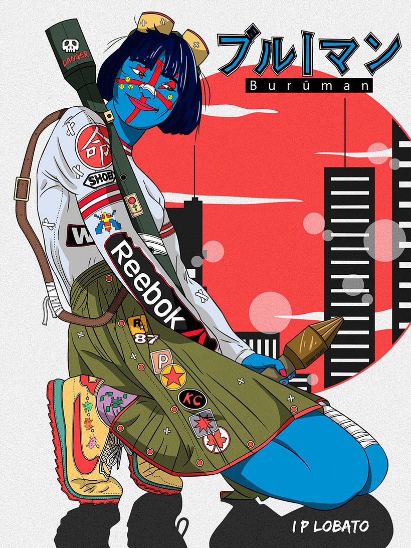 Las ilustraciones de inspiración asiática de IP Lobato 5
