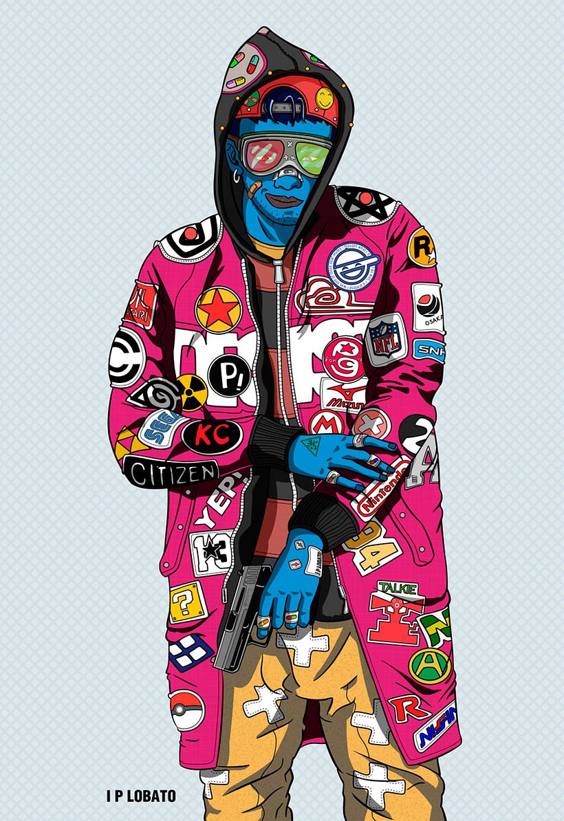 Las ilustraciones de inspiración asiática de IP Lobato 6