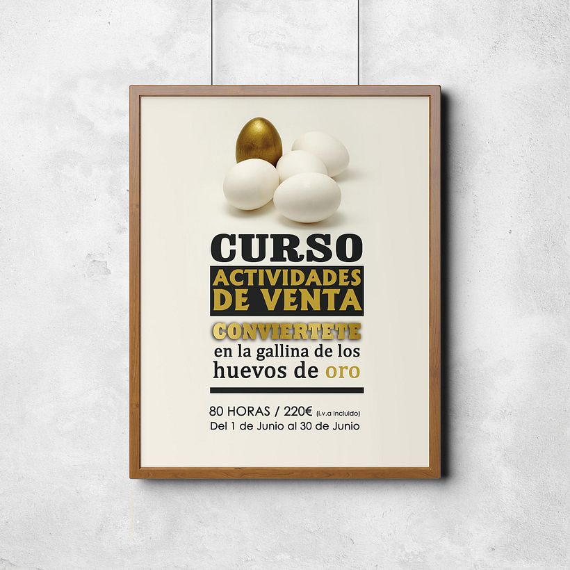 Cartel / Curso Actividades de Venta -1