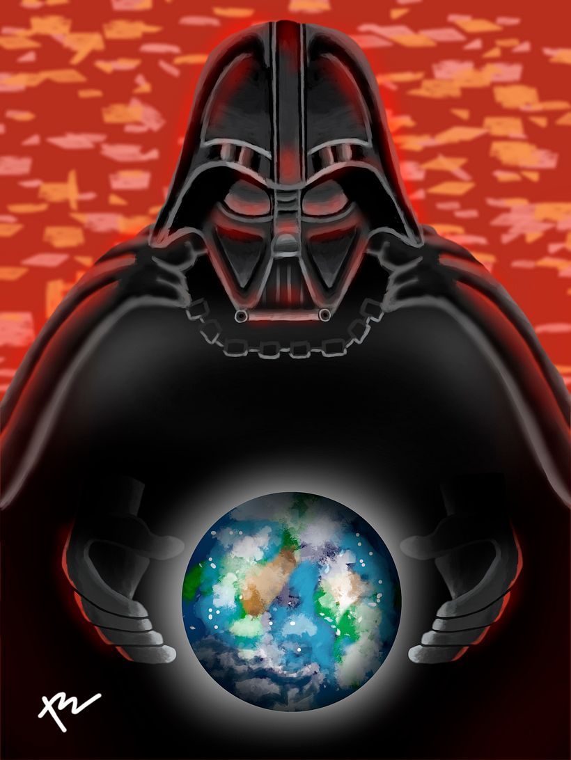 darth vader Fan art - Illustrazione tradizionale