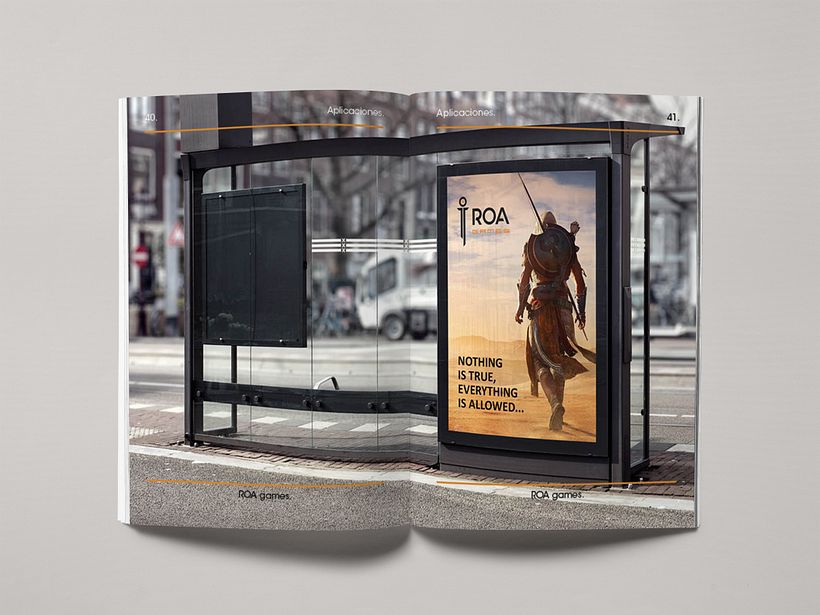 Mi Proyecto del curso: Introducción al Diseño Editorial | Manual de marca ROA. 3