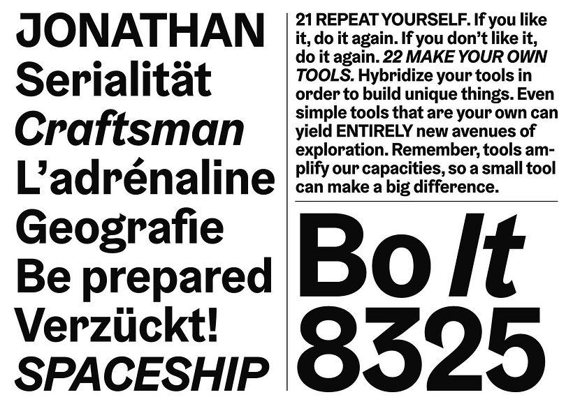 Las mejores tipografías del año según The Type Directors Club 18