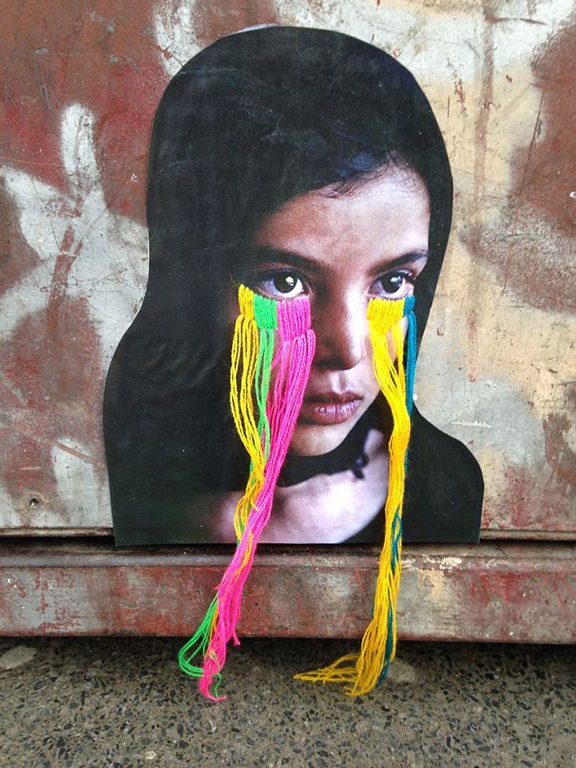 El arte urbano textil con aire mexicano de Victoria Villasana 1