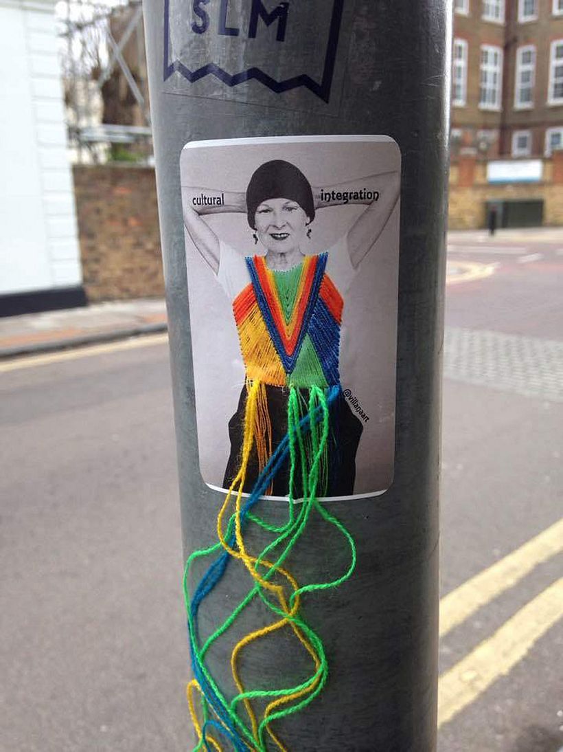 El arte urbano textil con aire mexicano de Victoria Villasana 11