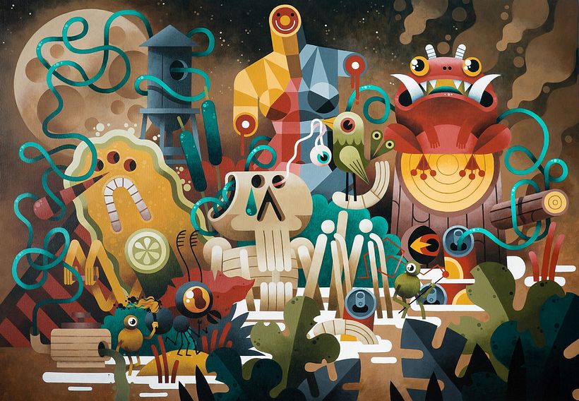 Los locos mundos ilustrados de Zeptiror 1