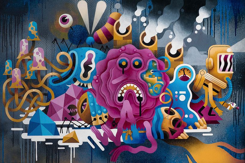 Los locos mundos ilustrados de Zeptiror 5