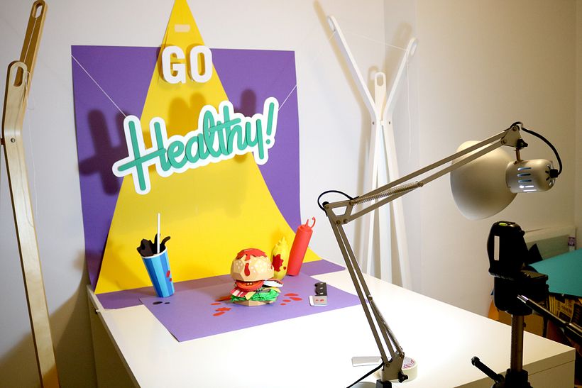 Composition, Papercraft and Lettering (Student Project) 12