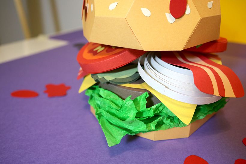 Composition, Papercraft and Lettering (Student Project) 11