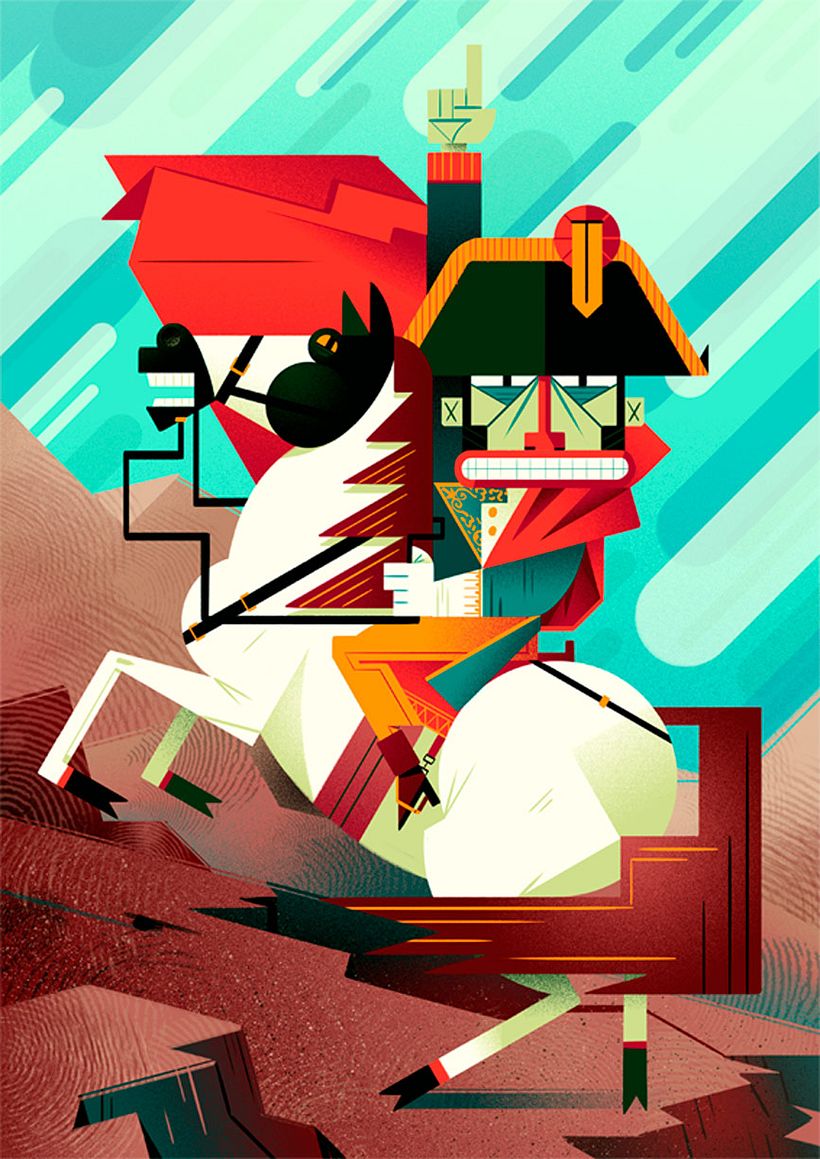 Gabriela Zurda y el cubismo caricaturesco 3