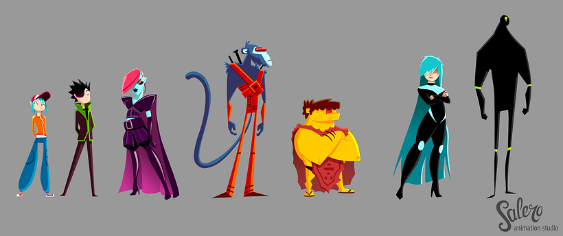 Guarda Warriors. Design dei personaggi. 1