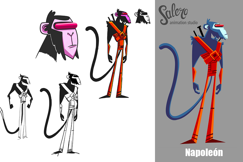 Guarda Warriors. Design dei personaggi. 7