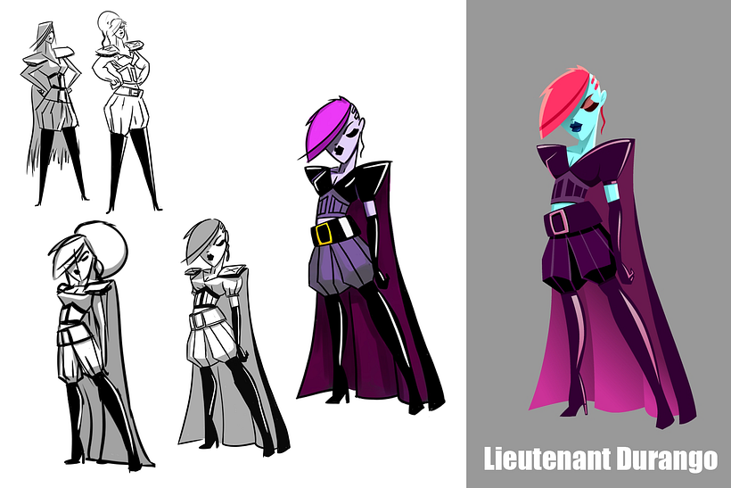 Guarda Warriors. Design dei personaggi. 9