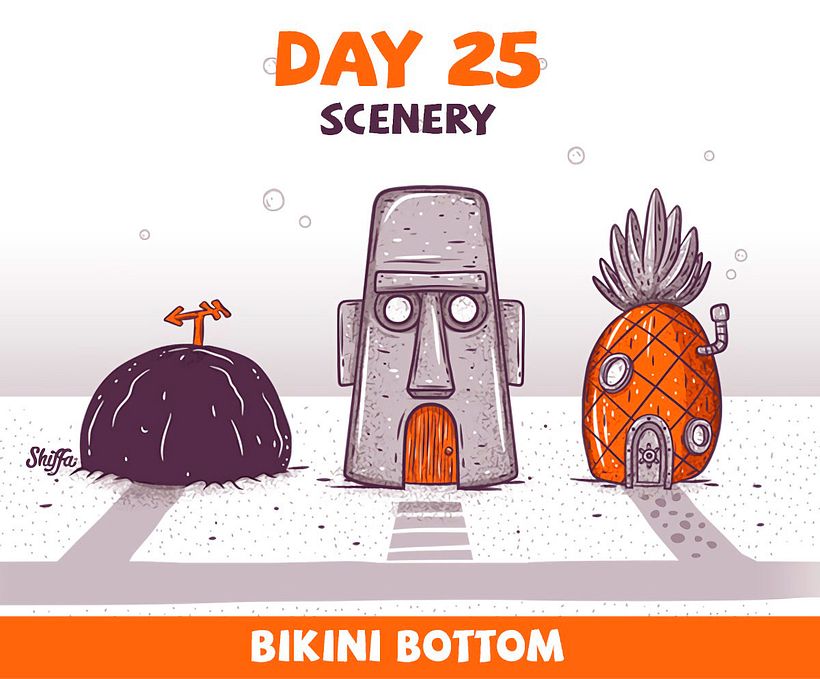 El reto ilustrado de 30 días de Shiffa 15