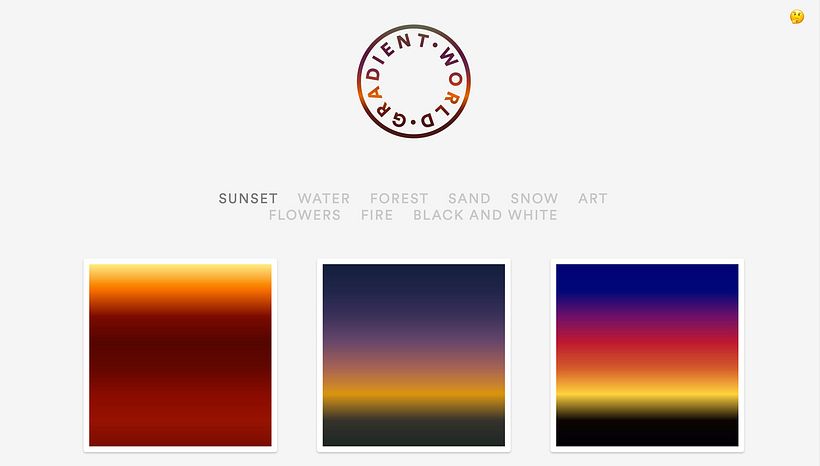 Gradient world: degradados que imitan a la naturaleza 1