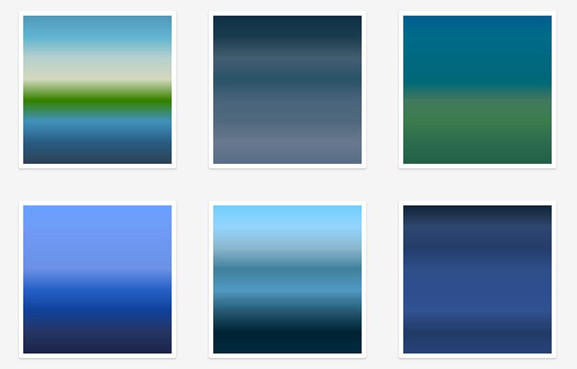 Gradient world: degradados que imitan a la naturaleza 5