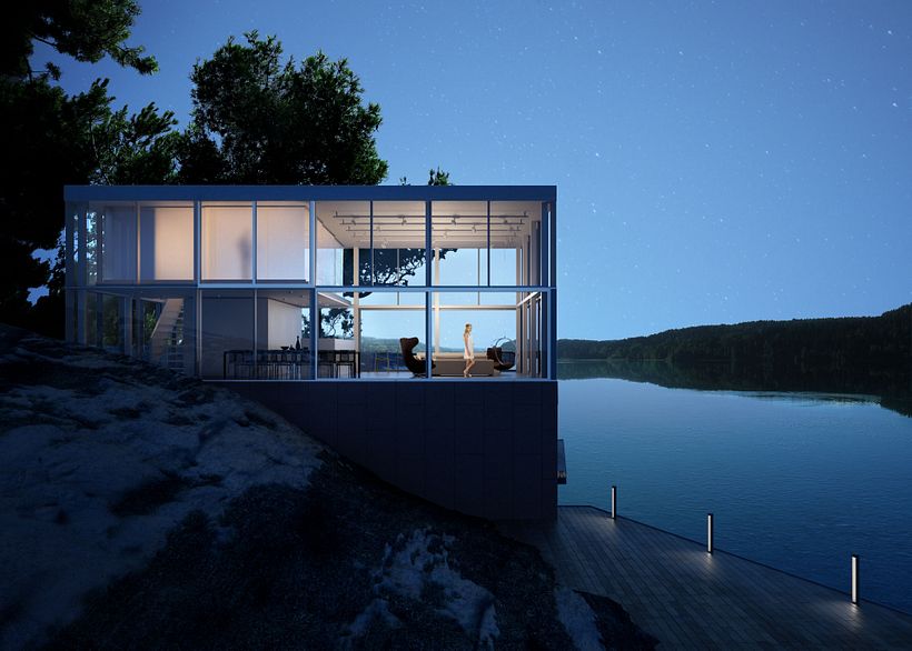 Proyecto del curso: Representación de espacios arquitectónicos con 3D Studio Max 8