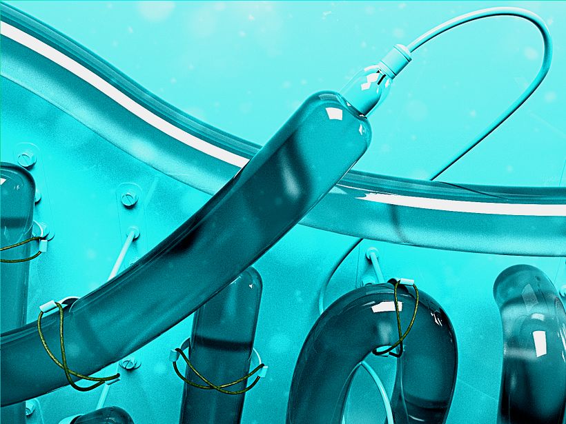 Flow : Lettering 3D Cinema 4D 2