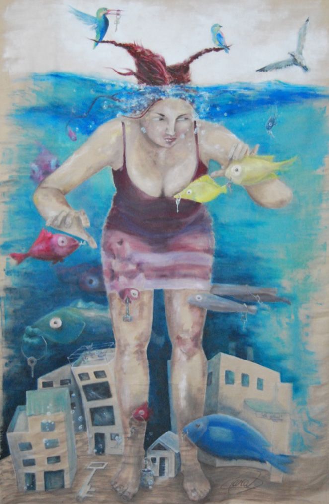 CUENTAVINAME_Colección de ilustraciones inspiradas en los cuentos clásicos, reinterpretados desde la perspectiva de la autora,  que pretende transportar y hacer reflexionar al espectador resolviendo cada cuento.  0