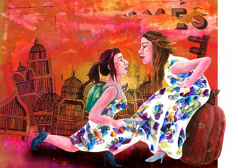CUENTAVINAME_Colección de ilustraciones inspiradas en los cuentos clásicos, reinterpretados desde la perspectiva de la autora,  que pretende transportar y hacer reflexionar al espectador resolviendo cada cuento.  1
