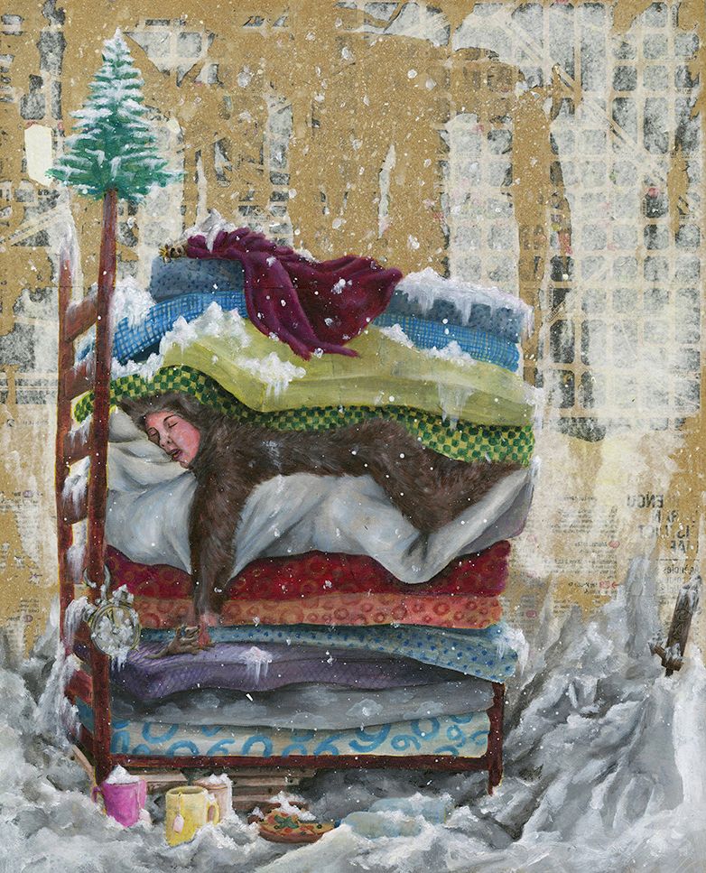 CUENTAVINAME_Colección de ilustraciones inspiradas en los cuentos clásicos, reinterpretados desde la perspectiva de la autora,  que pretende transportar y hacer reflexionar al espectador resolviendo cada cuento.  3