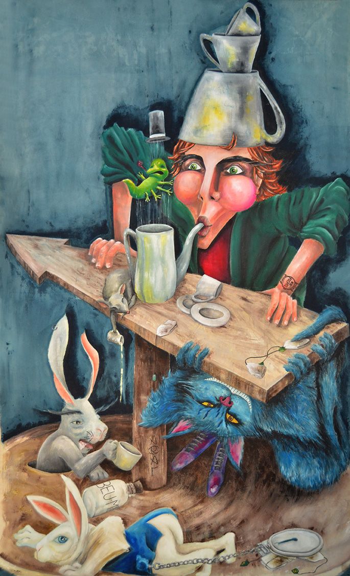 CUENTAVINAME_Colección de ilustraciones inspiradas en los cuentos clásicos, reinterpretados desde la perspectiva de la autora,  que pretende transportar y hacer reflexionar al espectador resolviendo cada cuento.  6